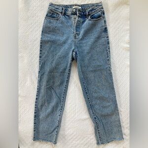 PacSun High Rise Straight Blue Jeans